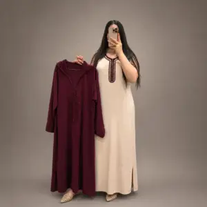 Ensemble Djellaba avec Capuche
