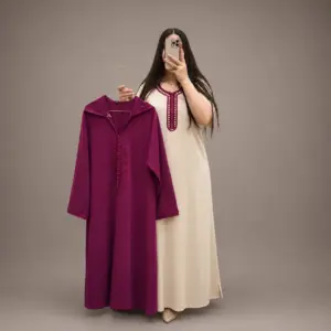 Ensemble Djellaba avec Capuche